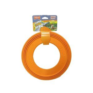 Brand New Nylabone Super Flyer Grips Disk Flying Dog Toy Orange Ring